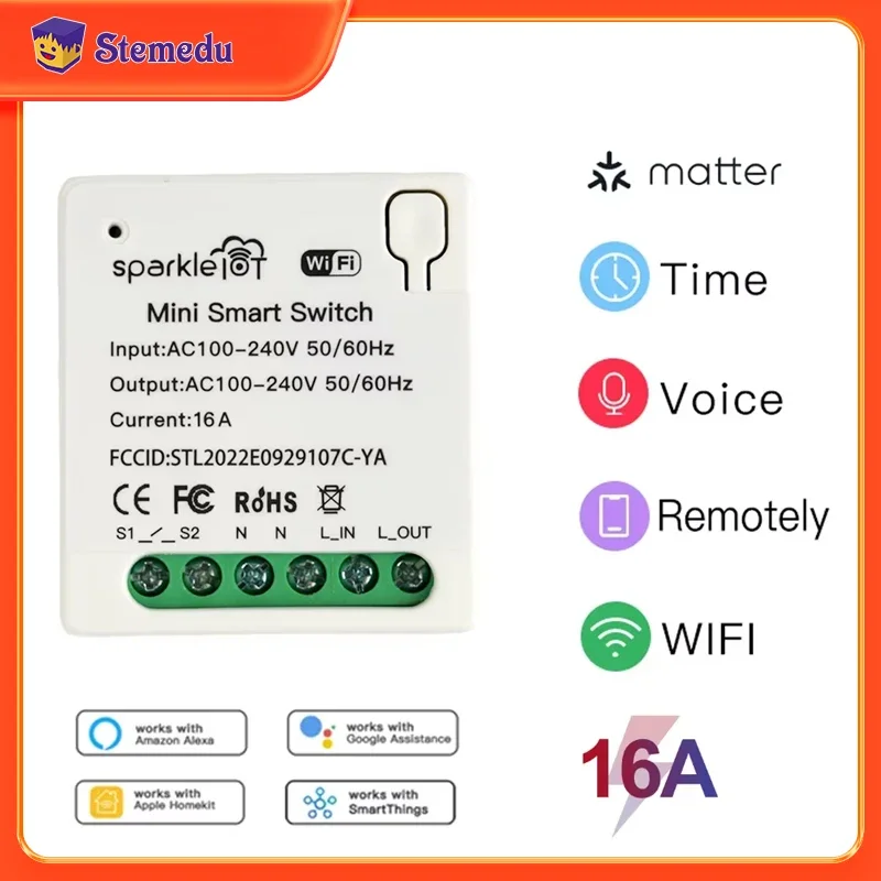 Home Automation Tutorial - 16A Kwestie WIFI Smart Switch Automatiseringsrelais