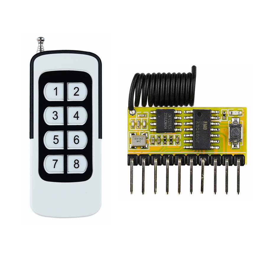 433MHz DC3V ~ 5V 8CH multifunc - 433Mhz Receiver Module recensie en prijs