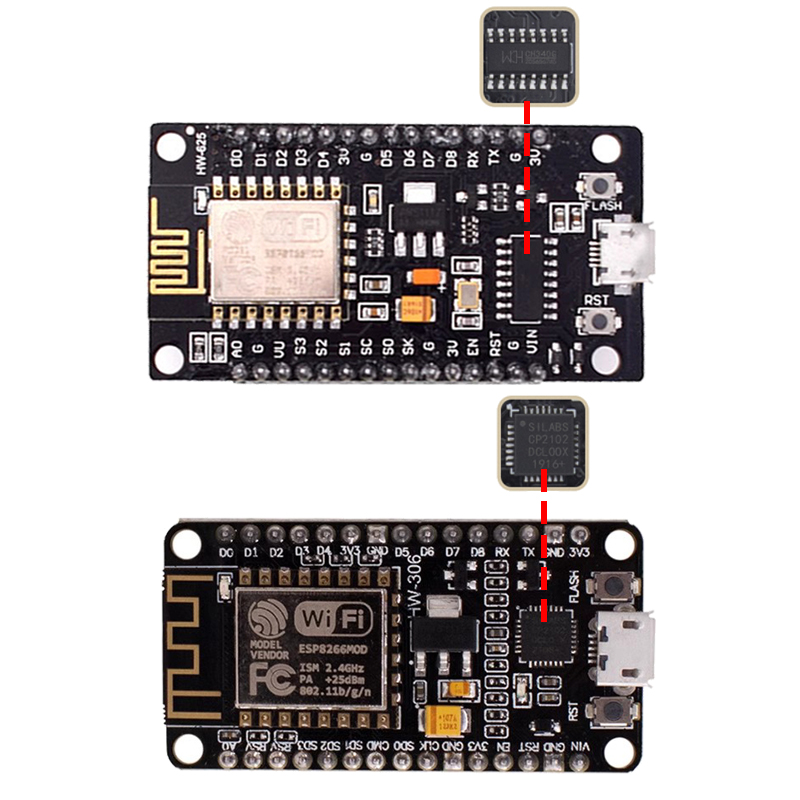 Draadloze Module CH340/CP2102/ - Esp8266 Nodemcu Board recensie en prijs